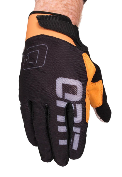ONIT Orange MTB mountain bike gloves, full-finger-Front