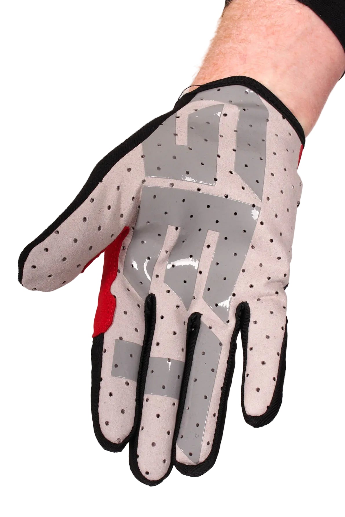 ONIT Red MTB mountain bike gloves, full-finger-back
